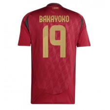 Belgien Johan Bakayoko #19 Hemmatröja EM 2024 Korta ärmar